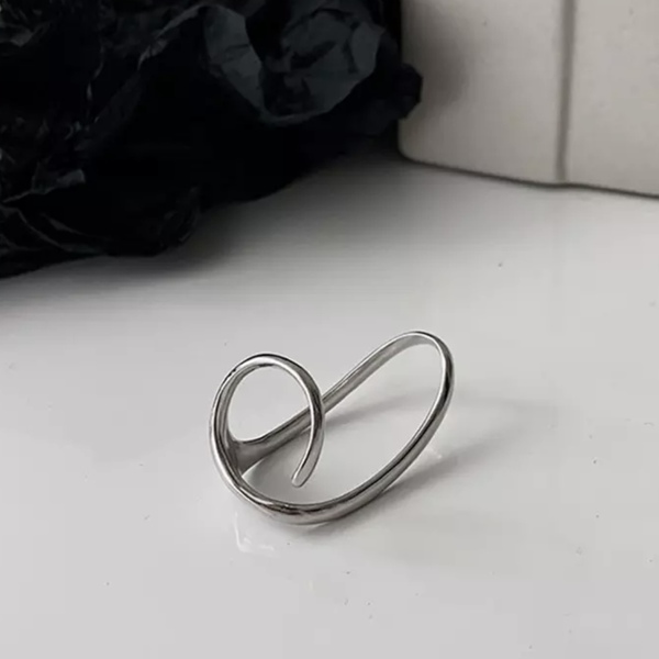 Two-finger ring - ασήμι 925, σταθερά - 2