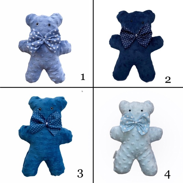 Απαλό αρκουδάκι μινκυ σε διάφορα χρώματα - δώρο, αρκουδάκι, λούτρινα αρκουδάκια - 2