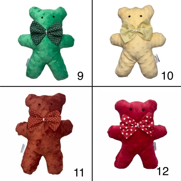 Απαλό αρκουδάκι μινκυ σε διάφορα χρώματα - δώρο, αρκουδάκι, λούτρινα αρκουδάκια - 4