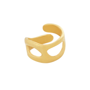 Δαχτυλίδι "Abstract" - επάργυρα, μικρά, boho, αυξομειούμενα, φθηνά - 3