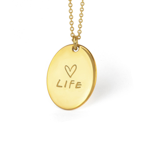 Κολιέ Love Life Ασήμι 925 - charms, ιδιαίτερο, δώρα γενεθλίων, δώρα για γυναίκες