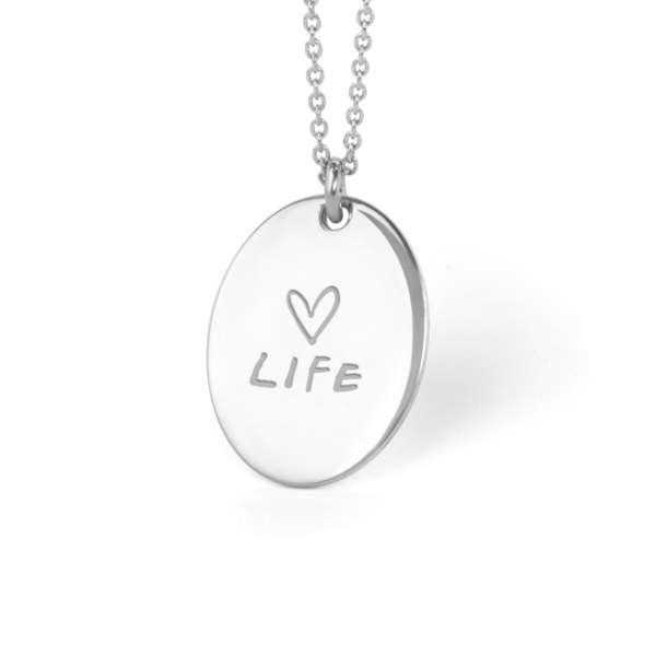 Κολιέ Love Life Ασήμι 925 - charms, ιδιαίτερο, δώρα γενεθλίων, δώρα για γυναίκες - 5