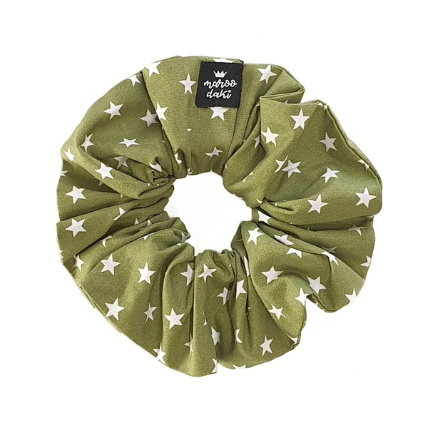 Scrunchie λαστιχάκι μαλλιών #olivestars - κοκκαλάκι, γυναικεία, λαστιχάκι, λαστιχάκια μαλλιών