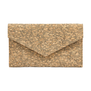 Φάκελος Φελλός "Woody Cork Clutch" - βαμβάκι, μοναδικό, μοντέρνο, γυναικεία, φάκελοι, χειροποίητα, minimal, φελλός, χειρός, βραδινές, φθηνές