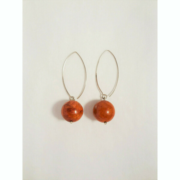 Σκουλαρίκι Κρεμαστό Ημιπολύτιμοι Λίθοι - ασήμι, ημιπολύτιμες πέτρες, κρεμαστά - 4