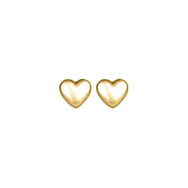 Mini Καρφωτά Σκουλαρίκια Καρδιά "Petit Coeur" - καρδιά, επάργυρα, καρφωτά, μικρά, αγ. βαλεντίνου - 3