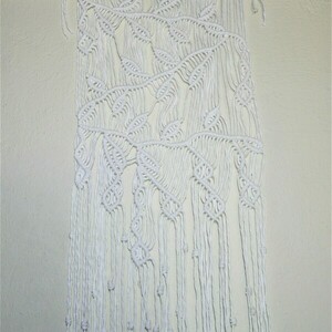 Μακραμέ κουρτινάκι τοίχου "Κλαδιά" - διακόσμηση, μακραμέ, διακόσμηση βεράντας - 3