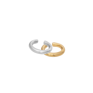 Ear Cuff "Boldie" - επιχρυσωμένα, επάργυρα, boho - 4