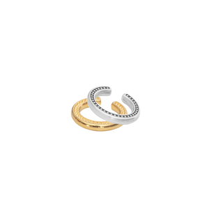 Ear Cuff "Biggy" - επιχρυσωμένα, επάργυρα, boho - 4
