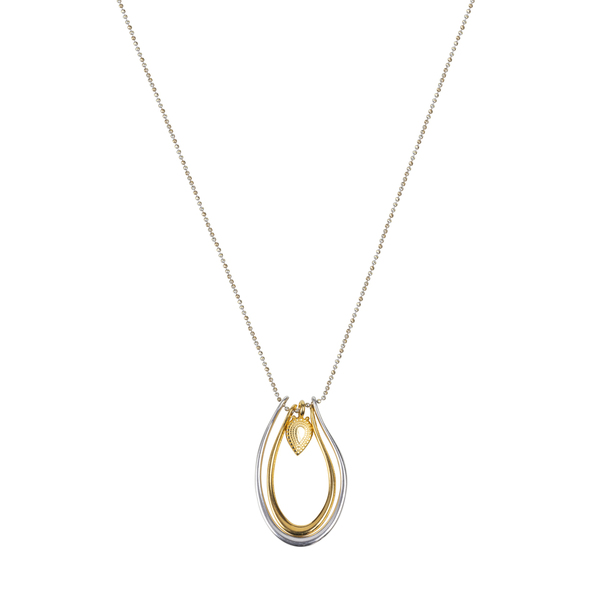 Μακρύ Κολιέ "Minimal Necklace" - μοντέρνο, ορείχαλκος, μακρύ, δάκρυ, γεωμετρικά σχέδια, μακριά, minimal, Black Friday, φθηνά