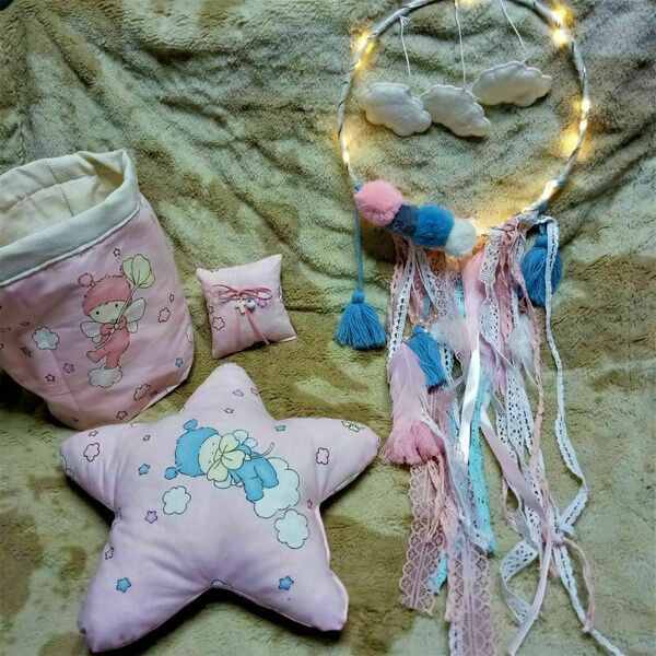 Σετ δώρου για νεογέννητο κοριτσάκι- ροζ ( 4 ΤΕΜ) - κορίτσι, δώρο, δώρα για μωρά, αξεσουάρ μωρού, σετ δώρου - 5