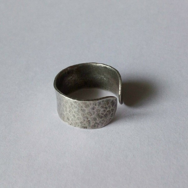 Επάργυρο χειροποίητο δαχτυλίδι - βεράκι - επάργυρα, μικρά, μπρούντζος, αυξομειούμενα, φθηνά - 2
