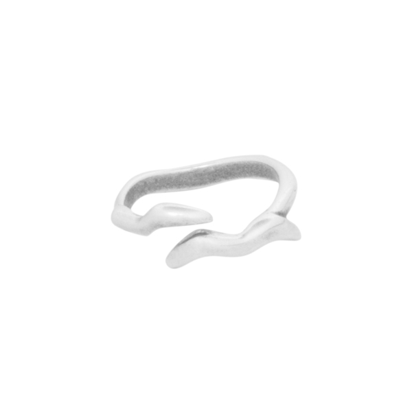 Δαχτυλίδι Αυξομειούμενο "Seagull" - επιχρυσωμένα, ορείχαλκος, επάργυρα, μικρά, αυξομειούμενα - 3