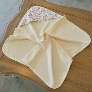 Βρεφική πετσέτα κάπα με κουκούλα "ABC" - κορίτσι, πετσέτες - 4