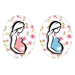 Λαμπάδα για εγκύους (με ροζ ή γαλάζια μπλούζα) - κορίτσι, λαμπάδες, για ενήλικες, μαξιλάρια - 3