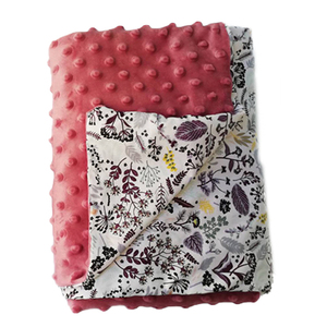 Κουβέρτα Ροζ Minky - κορίτσι, διπλής όψης, κουβέρτες