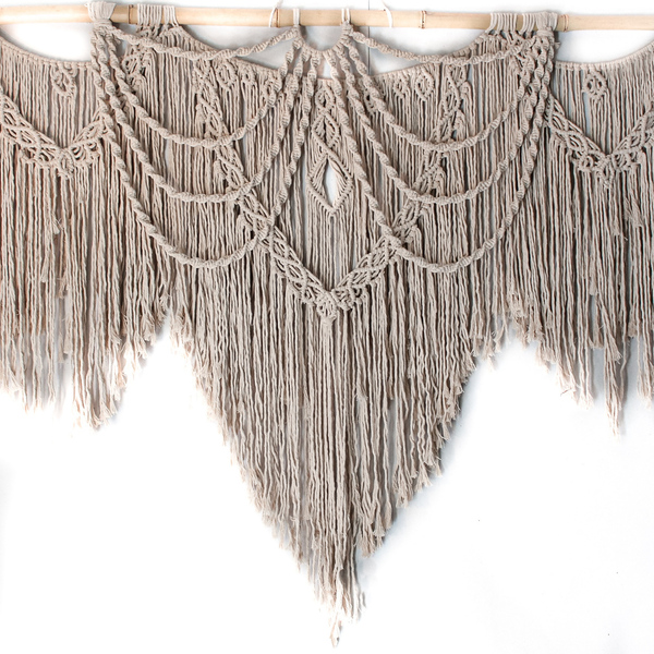 Macrame wall hanging - βαμβάκι, διακόσμηση, μακραμέ, διακοσμητικά