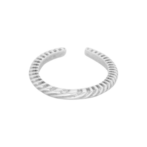 Δαχτυλίδι Βεράκι Αυξομειούμενο "Braided Barre" - επιχρυσωμένα, επάργυρα, βεράκια, boho, αυξομειούμενα - 2