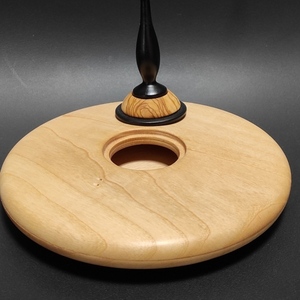 Ξύλινο χειροποίητο επιτραπέζιο διακοσμητικό - ξύλο, βάζα & μπολ - 3