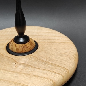 Ξύλινο χειροποίητο επιτραπέζιο διακοσμητικό - ξύλο, βάζα & μπολ - 4