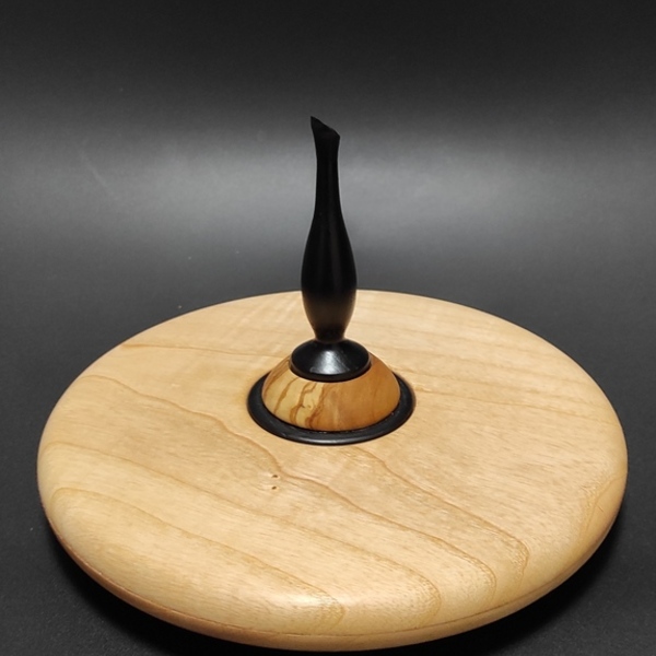 Ξύλινο χειροποίητο επιτραπέζιο διακοσμητικό - ξύλο, βάζα & μπολ - 5