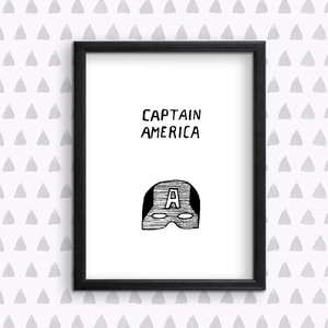 Captain America - Ψηφιακή εκτύπωση - αφίσες - 3