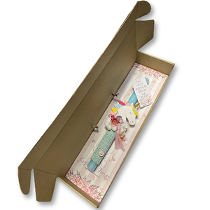 Αρωματική λαμπάδα με χειροποίητα ξύλινα στοιχεία "Μονόκερος" - μήκος 30cm - κορίτσι, λαμπάδες, μονόκερος, για παιδιά, για εφήβους - 2