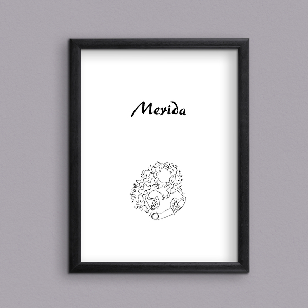 Merida - Ψηφιακή εκτύπωση - αφίσες, πριγκίπισσα - 3