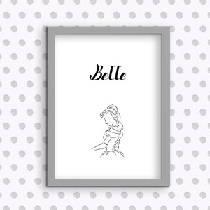 Belle- Η ωραία και το Τέρας - ψηφιακή εκτύπωση - εκτύπωση, αφίσες - 2