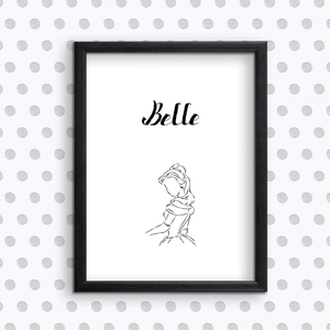 Belle- Η ωραία και το Τέρας - ψηφιακή εκτύπωση - εκτύπωση, αφίσες - 3