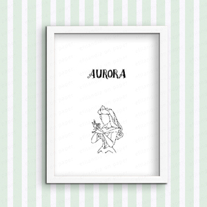 Aurora - Η ωραία κοιμωμένη - Ψηφιακή εκτύπωση - αφίσες