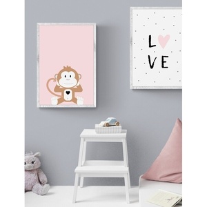 Love-μαϊμουδάκι σετ αφισών για παιδικό δωμάτιο - δωμάτιο παιδιών, διακοσμητικά, δώρο, αφίσες