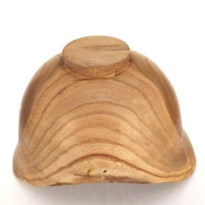 Μπολ [Natural edge] από Ξύλο Φτελιάς, στον Ξυλότορνο. [24Χ15εκ.] - ξύλο, βάζα & μπολ, σπίτι, ξύλινα διακοσμητικά - 5