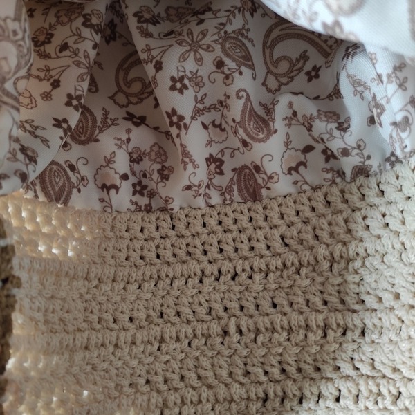 Boho bag style crochet handmade - ώμου, χιαστί, all day, πλεκτές τσάντες - 4