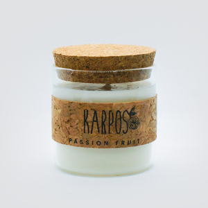 "Karpos" Passion Fruit - αρωματικά κεριά, χειροποίητα, διακοσμητικά, κερί