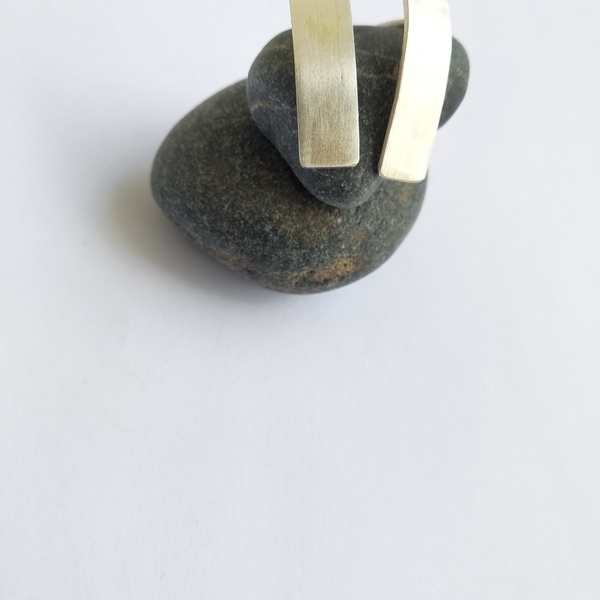 Ασημένια Σκουλαρίκια - ασήμι, ασήμι 925, καρφωτά, boho - 2