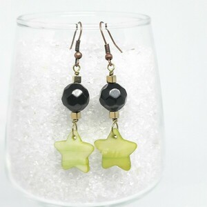 "The witch's earrings"boho, χειροποίητα σκουλαρίκια - ημιπολύτιμες πέτρες, χειροποίητα, μακριά, boho, κρεμαστά - 2