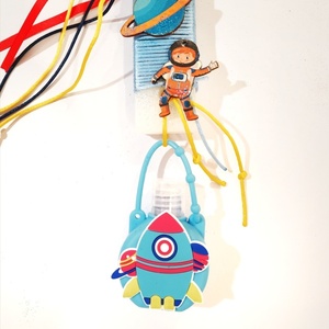 Λαμπάδα διάστημα - παιδικό αντισηπτικό (22 cm) - κορίτσι, αγόρι, λαμπάδες, για παιδιά