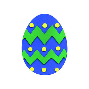 Πασχαλινά αυγά με ανάγλυφα σχέδια. (4τεμ) - διακόσμηση, διακοσμητικά - 3