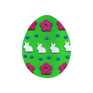 Πασχαλινά αυγά με ανάγλυφα σχέδια. (4τεμ) - διακόσμηση, διακοσμητικά - 5