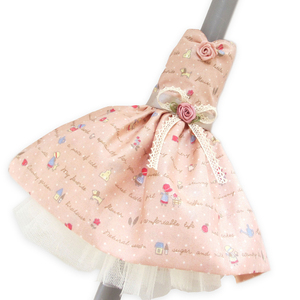 Λαμπάδα με ρομαντικό φόρεμα "Λυδία" 30cm - λαμπάδες, για παιδιά, κορίτσι, για εφήβους
