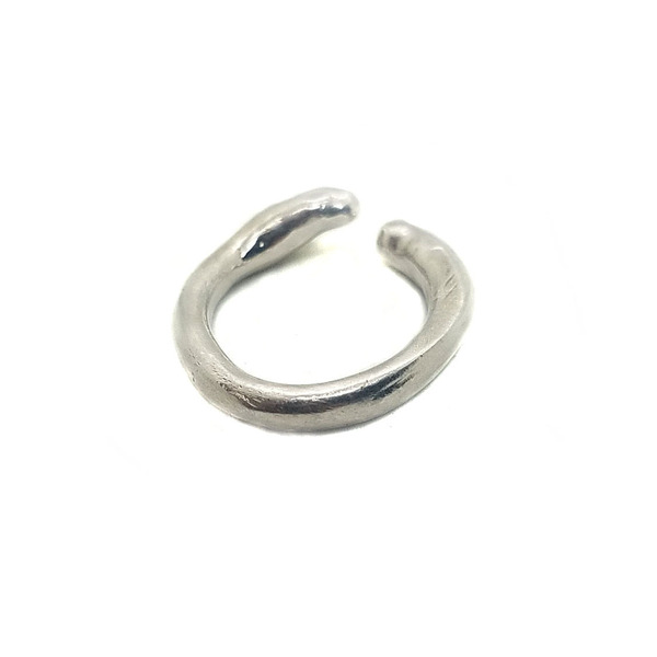 Simple Ring | Απλό Ασημένιο Δαχτυλίδι σκαλισμένο στο χέρι - ασήμι, μοναδικό, boho, μεγάλα, αυξομειούμενα