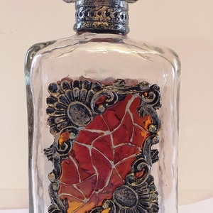 Vintage F - διακοσμητικά μπουκάλια, γυαλί, πηλός