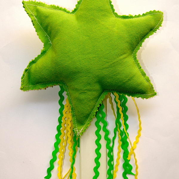 Πασχαλινή Λαμπάδα Πράσινο Αστέρι - κορίτσι, αγόρι, λαμπάδες, λούτρινα, για παιδιά