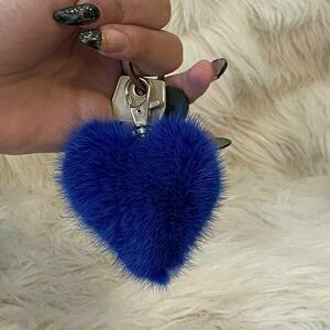Μπρελόκ καρδιά "Μπλε" - αυτοκινήτου, σπιτιού - 3