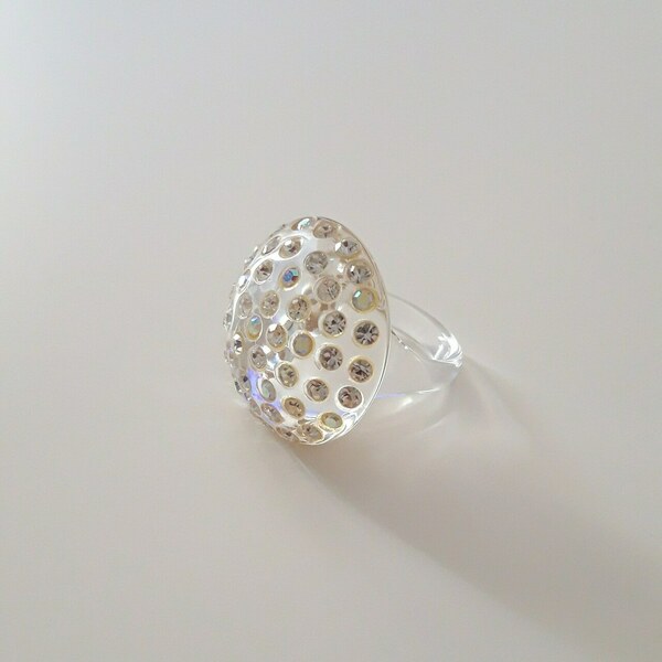 Cinderella glass ring