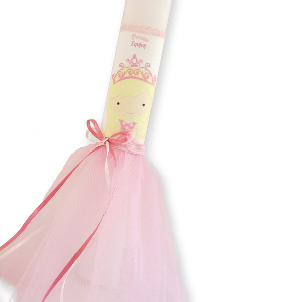 Αρωματική λαμπάδα για πριγκίπισσες 4 - 30cm - κορίτσι, λαμπάδες, μπαλαρίνες, πριγκίπισσα, για παιδιά, πριγκίπισσες, προσωποποιημένα