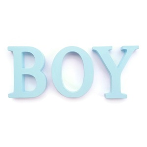 Διακοσμητικά Γράμματα BOY από ξύλο 11εκ Βaby Βlue - αγόρι, διακοσμητικά, baby shower, προσωποποιημένα