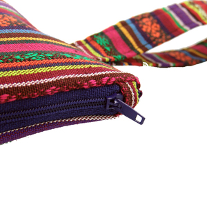 Pouch Ethnic Ifanto medium 27.5x22cm - ύφασμα, χειρός, καλλυντικών, μικρές, φθηνές - 4