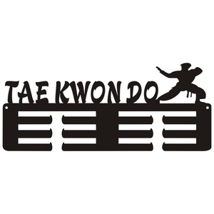 Κρεμάστρα Μεταλλίων απο MDF 40x17 TAE KWON DO - κρεμάστρες